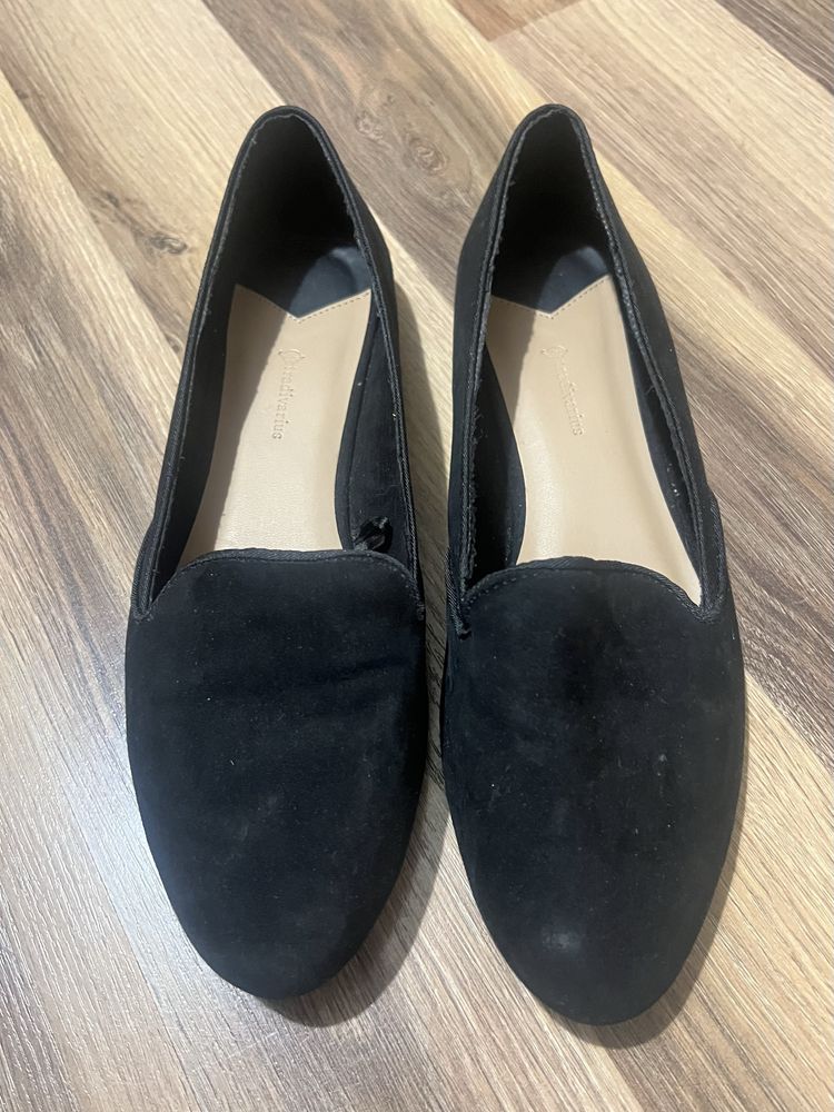 Buty mokasyny Stradivarius czarne 39