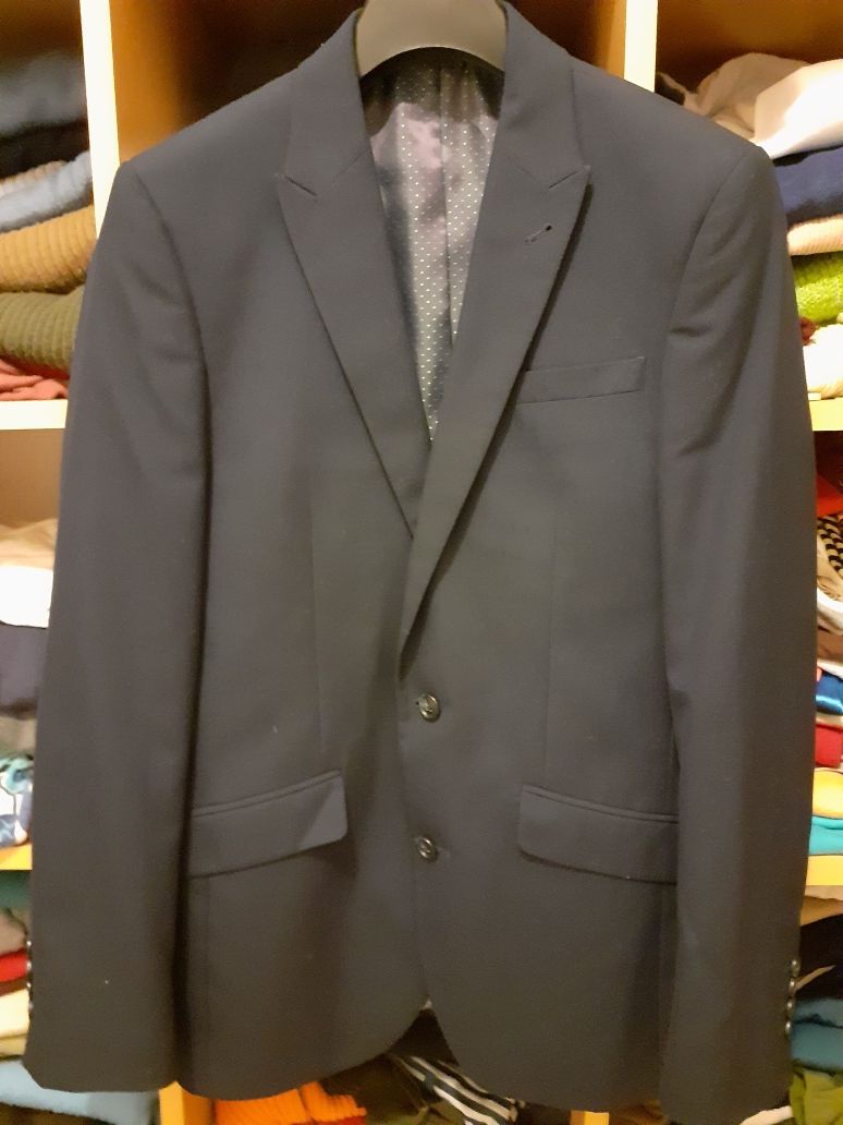 Blazer azul escuro 36