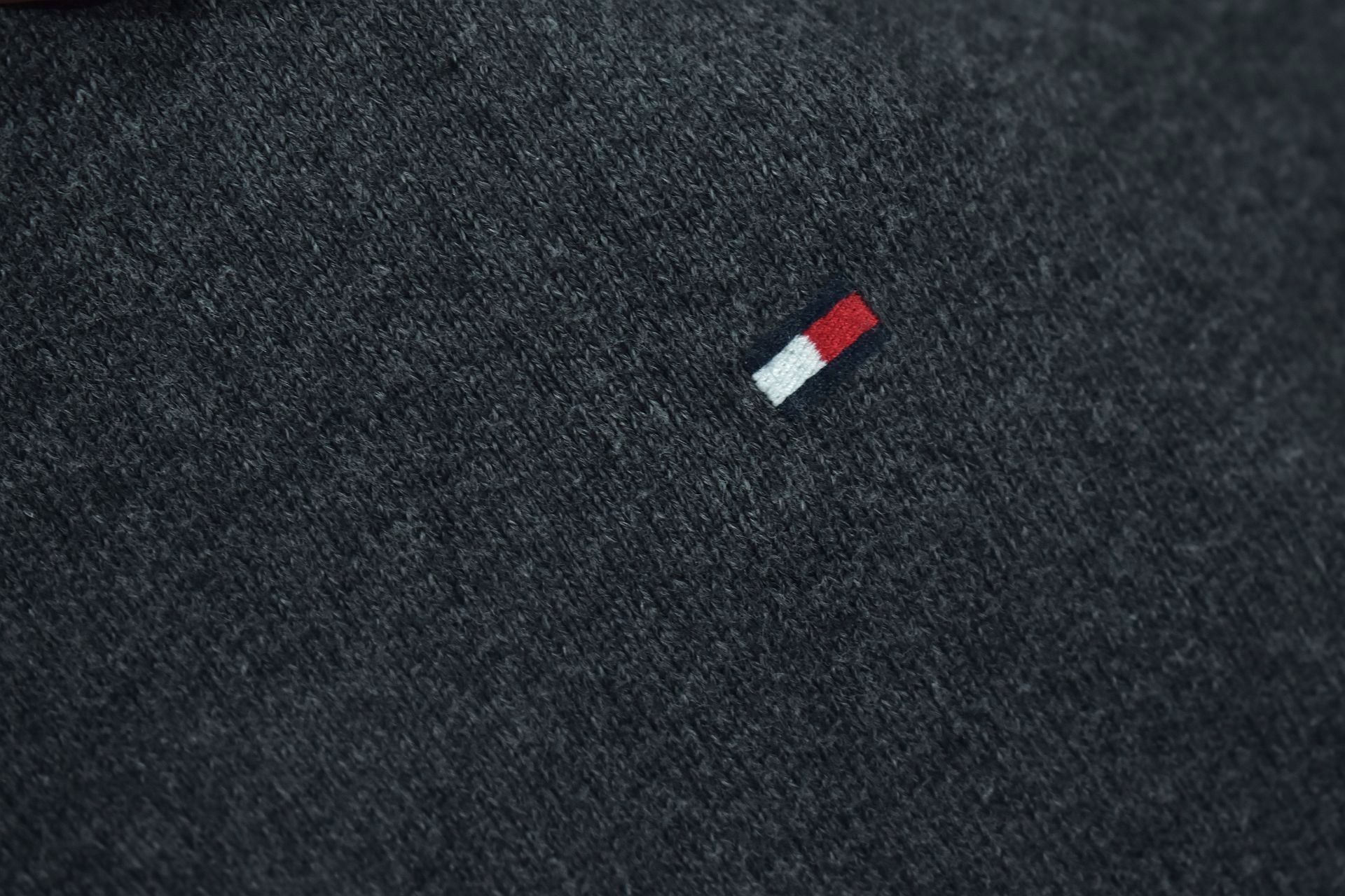 TOMMY HILFIGER Sweter Męski Bawełna Kaszmir / M