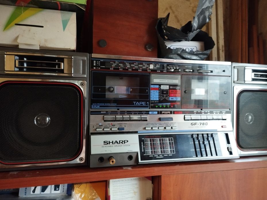 Магнитола sharp GF-780 japan 1984