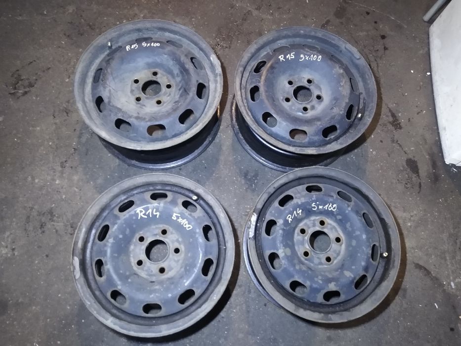 Felga stalowa R14 5*100 oryginał et 38 VW audi skoda Seat