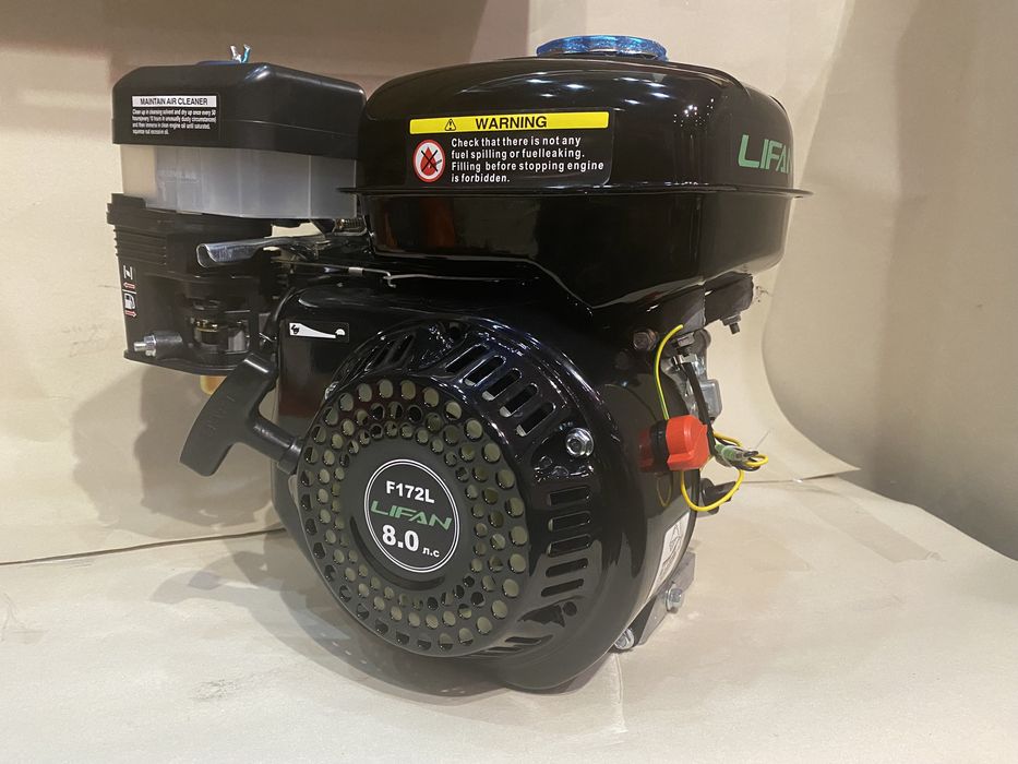 Двигун на мотоблок 7.5, 8.0 кс 19, 20вал, 25шл GA Доставка безкоштовна