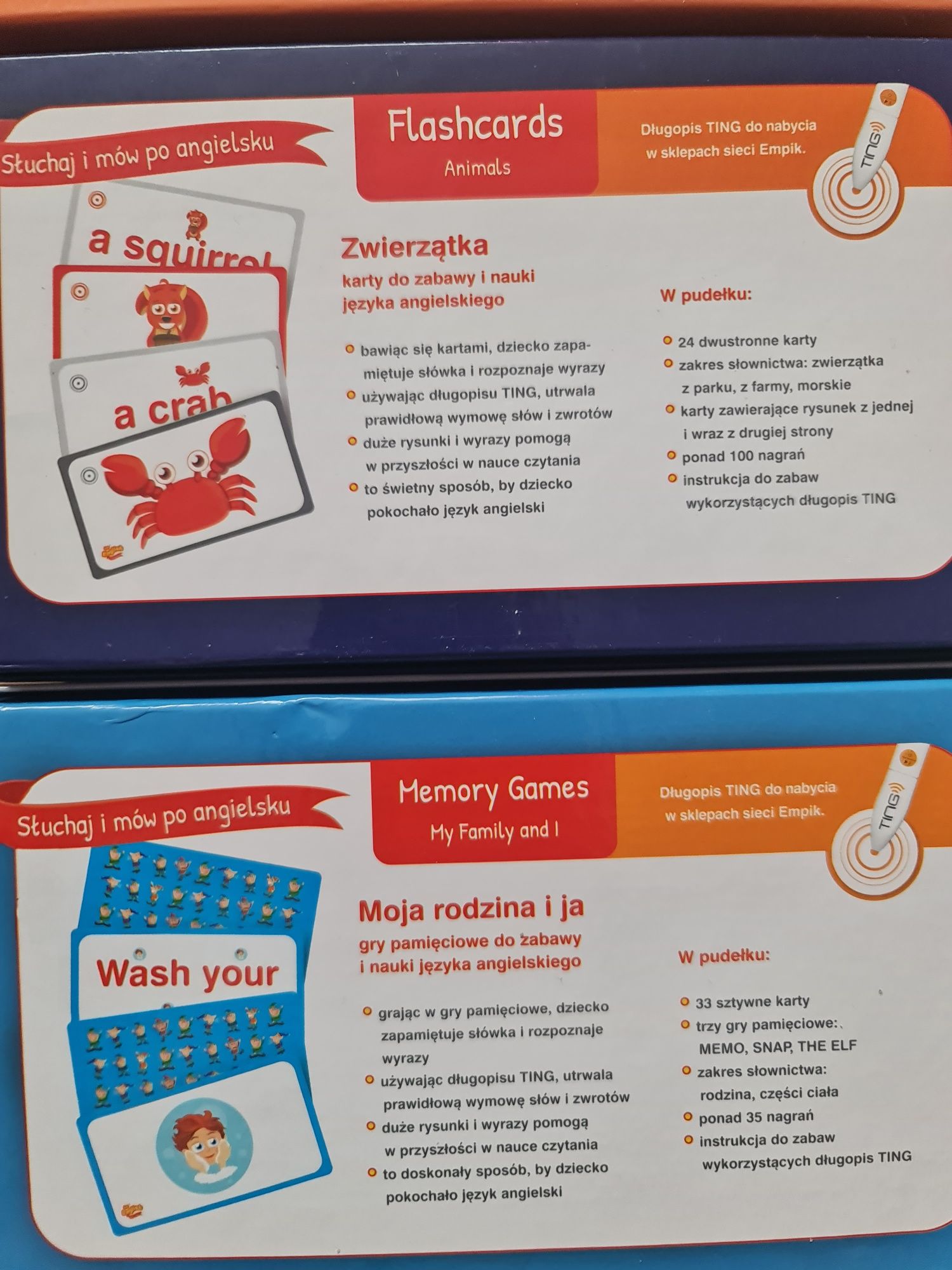 Ting mówiący długopis, duży zestaw