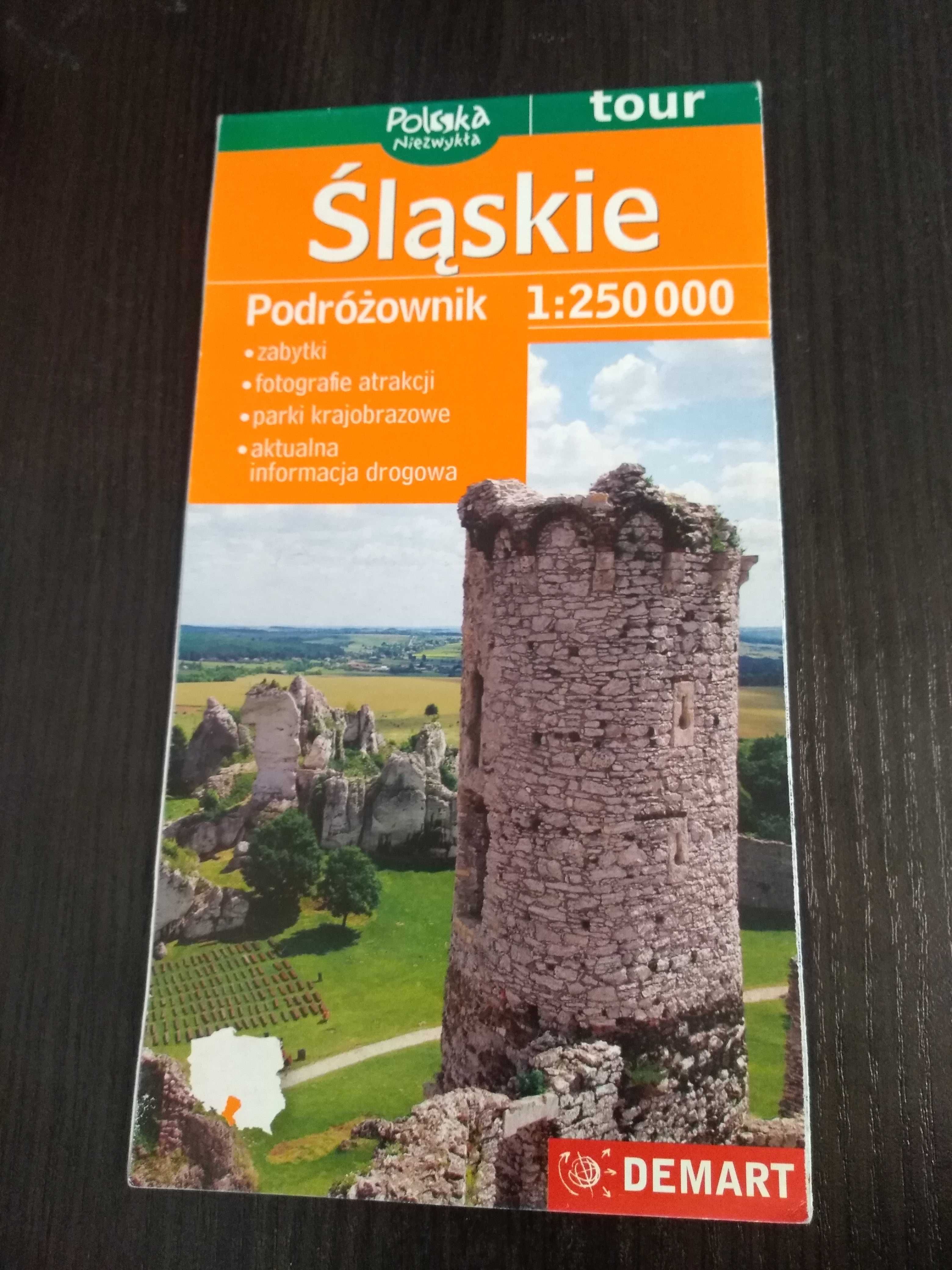 Ciekawa mapa Śląska dla Podróżnika. OKAZJA !