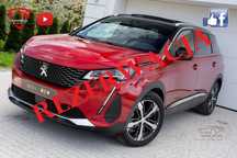 Peugeot 5008 2.0 180KM #GT#Czarna Podsufitk#Alcantara +Rolety + 2021 NIGHT VISION