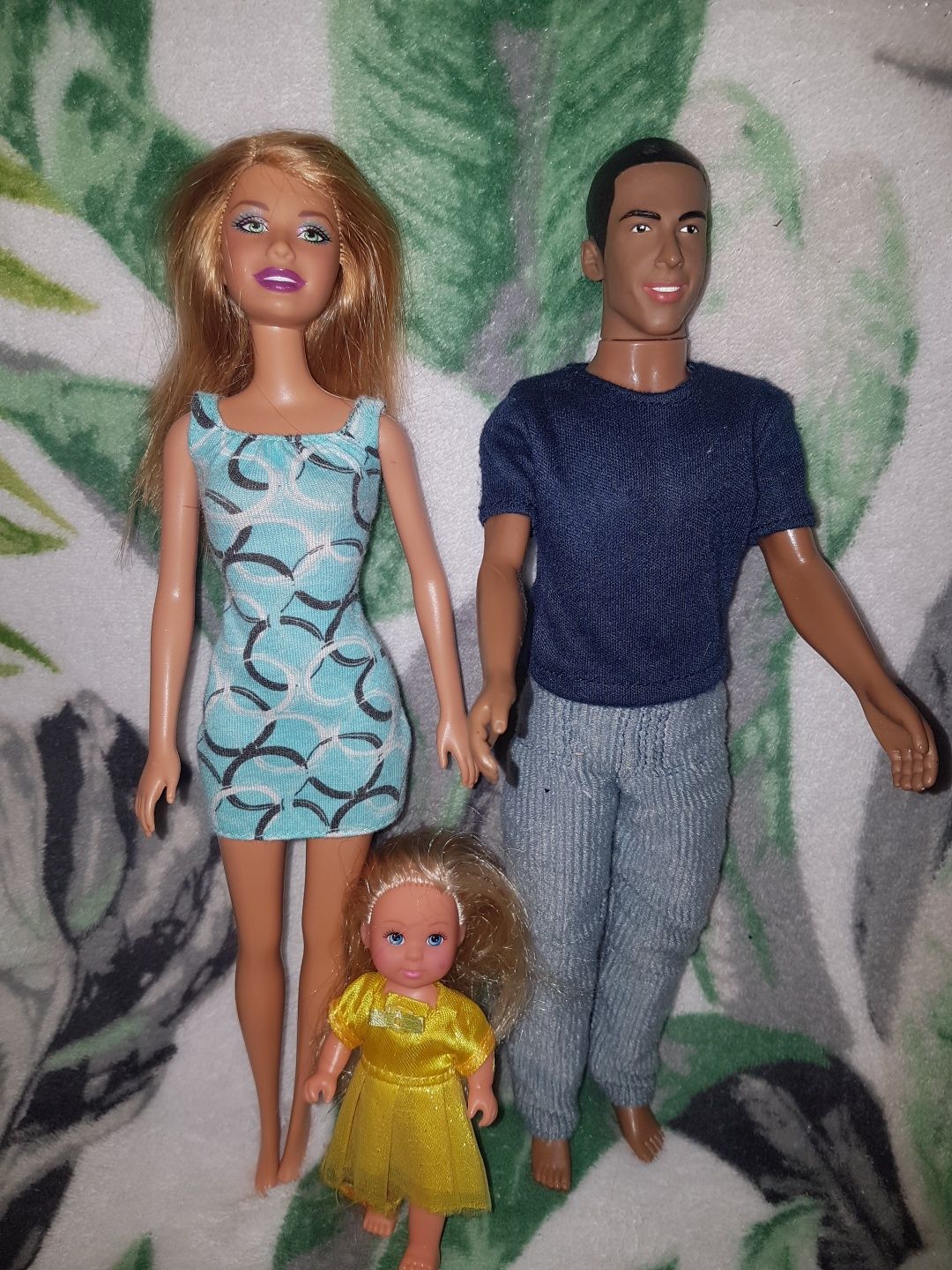 lalki Barbie mama tata i dziecko KEN rodzina