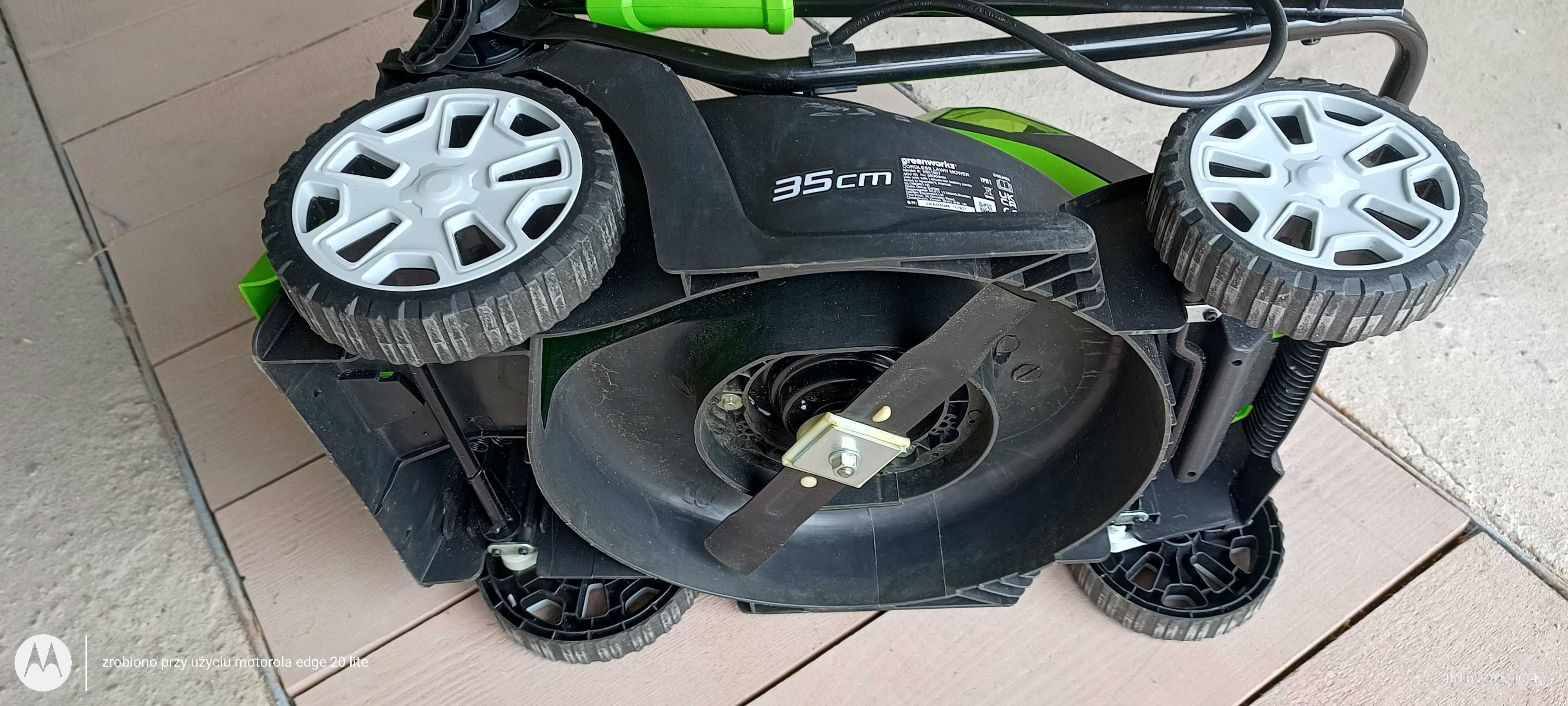 Sprzedam kosiarkę akumulatorową Greenworks 40v