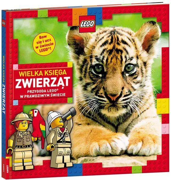 Wielka księga zwierząt. Przygoda Lego w prawdziwym świecie. Ameet