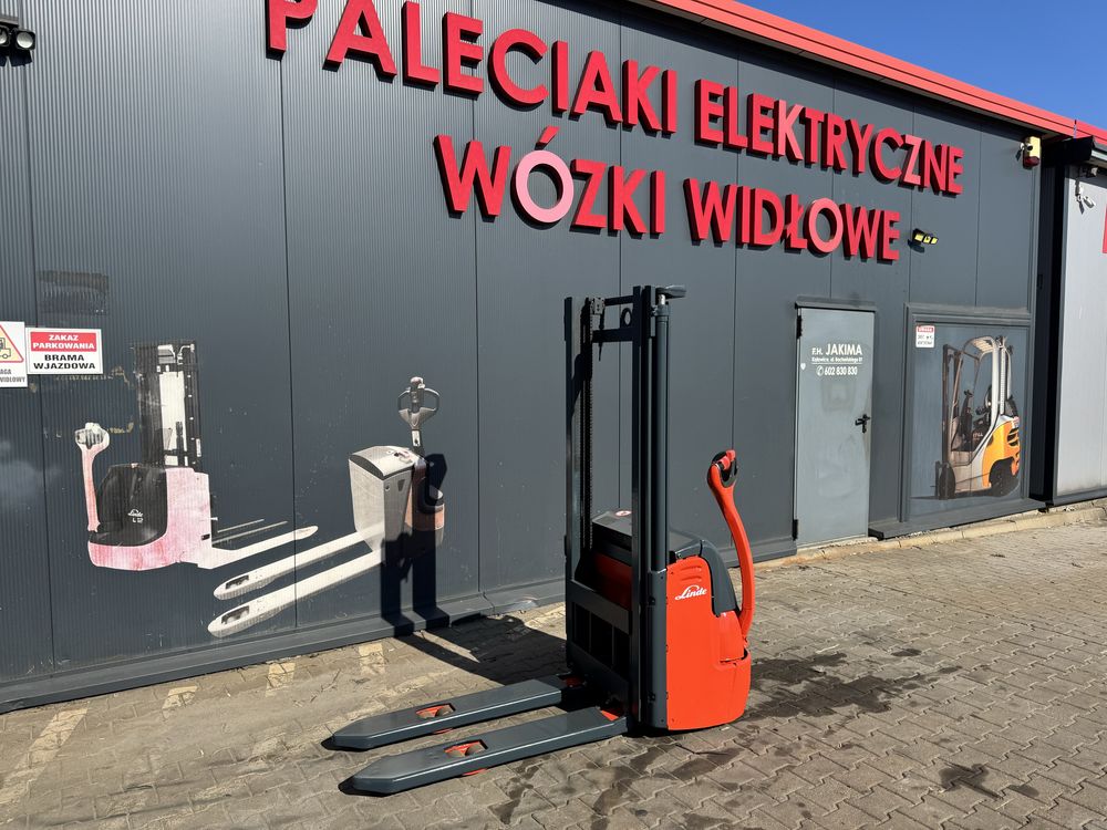 Paleciak elektryczny Linde 1200 kg 290 cm wózek Linde L 12 sztaplarka