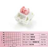 Свічі для клавіатури: Outemu Cream Pink Switch