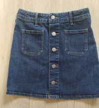 Spódnica/spódniczka jeans  H&M rozmiar 152 dla dziewczynki
