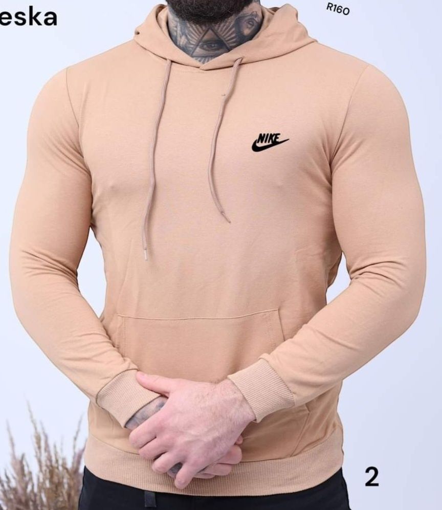 Bluza męska nieocieplana logo wyszywane Nike