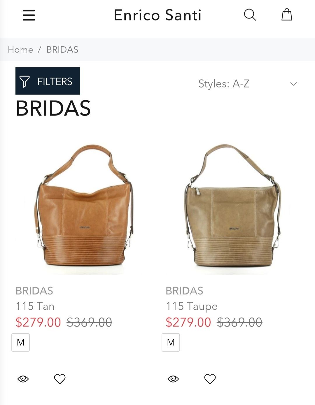 Шикарная  кожаная сумка   Bridas оригинал