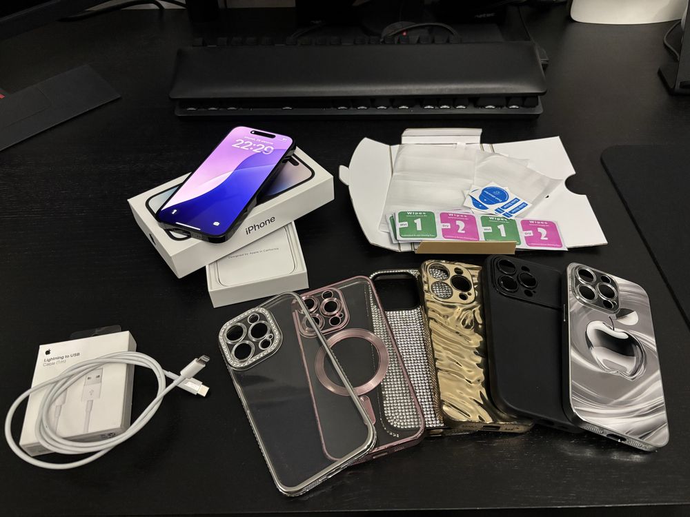 iPhone 14 Pro 512Gb Stan Bdb | +Gratis 6 etui, 3 szkła + Kabel |