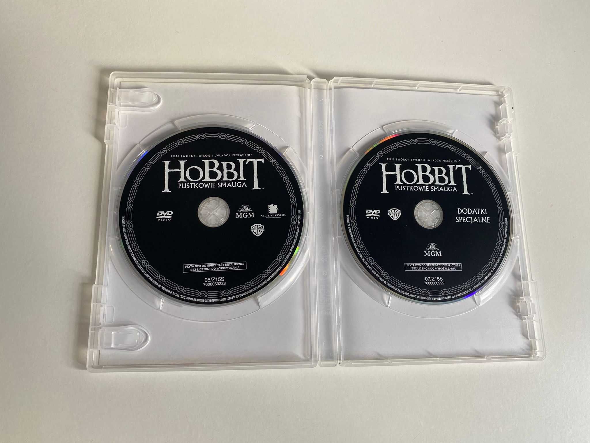 Filmy DVD Hobbit & Władca Pierścieni 1-3 Trylogia Edycja Dwupłytowa