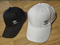 Adidas czapka z daszkiem czarna biała czapeczka