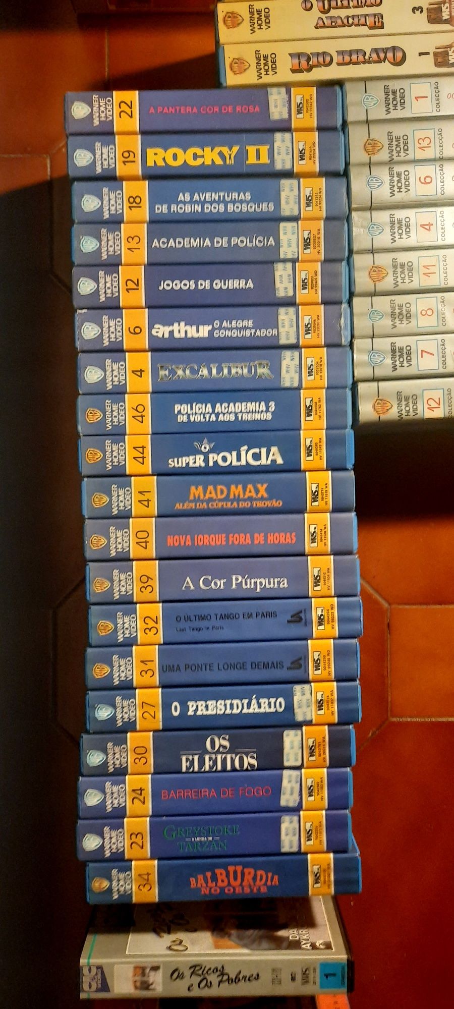 Lote de 82 Filmes VHS - ORIGINAIS - Para despachar