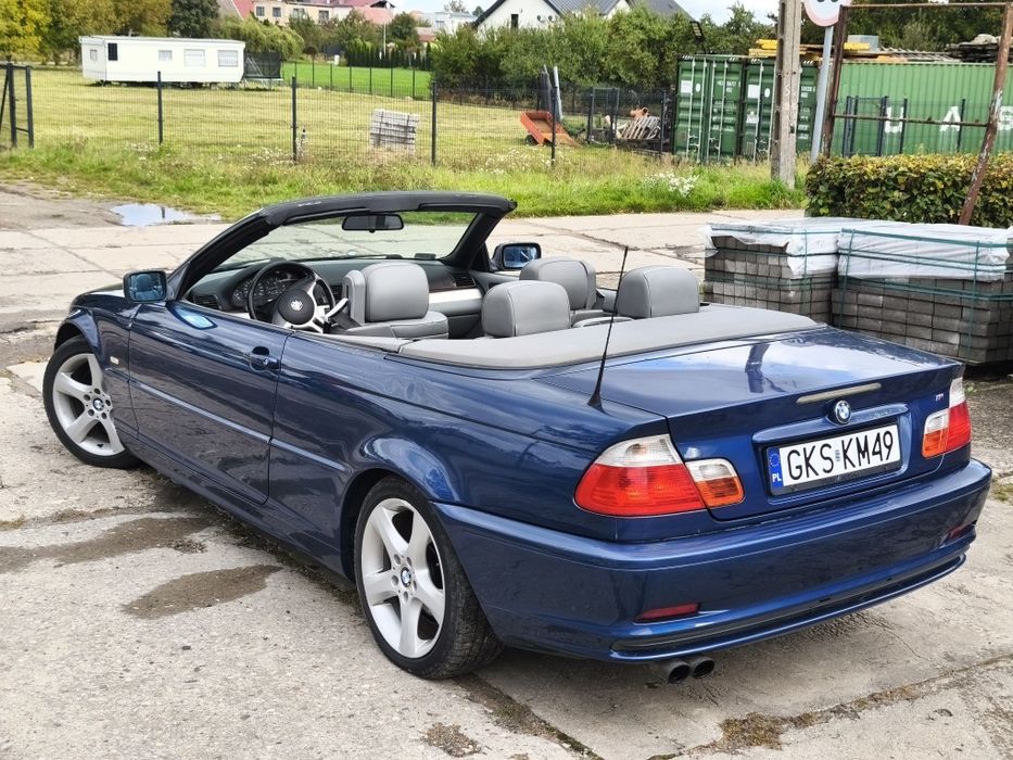 BMW E46 cabrio 3.0 m54b30 231km manual bez rdzy