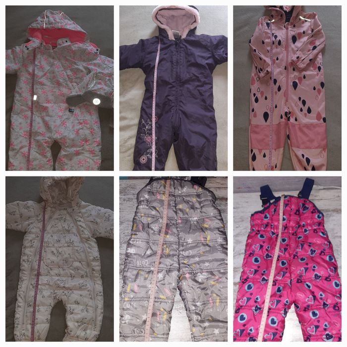 Весняні комбези,демі  куртки  на дівчинку на 6-9-12 міс 2,3,4 роки