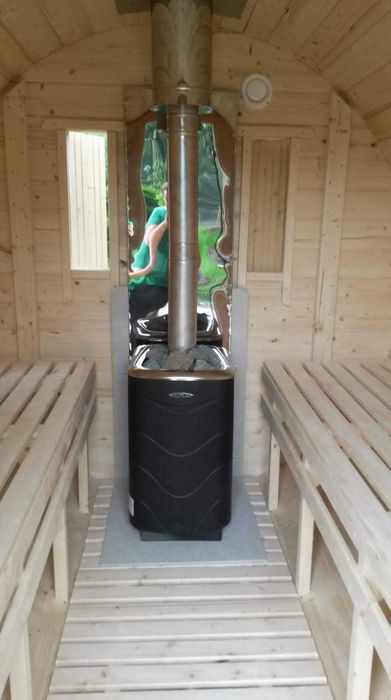 Sauna Beczka 300cm Ogrodowa Wolnostojąca - od Producenta z Litwy !