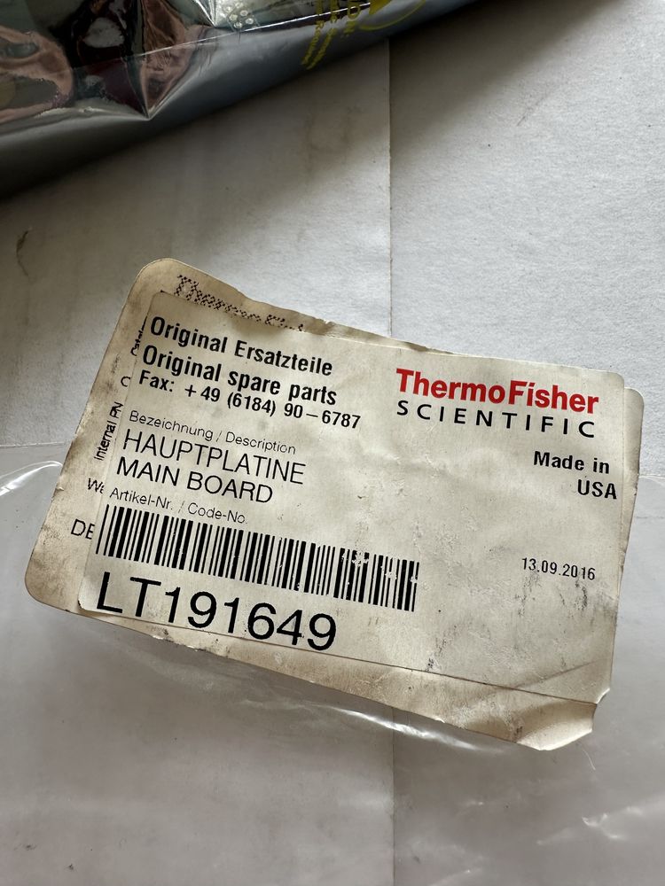 Thermo Fisher 191649 GT191649 Płyta sterowania terminalem szybkość FRZ