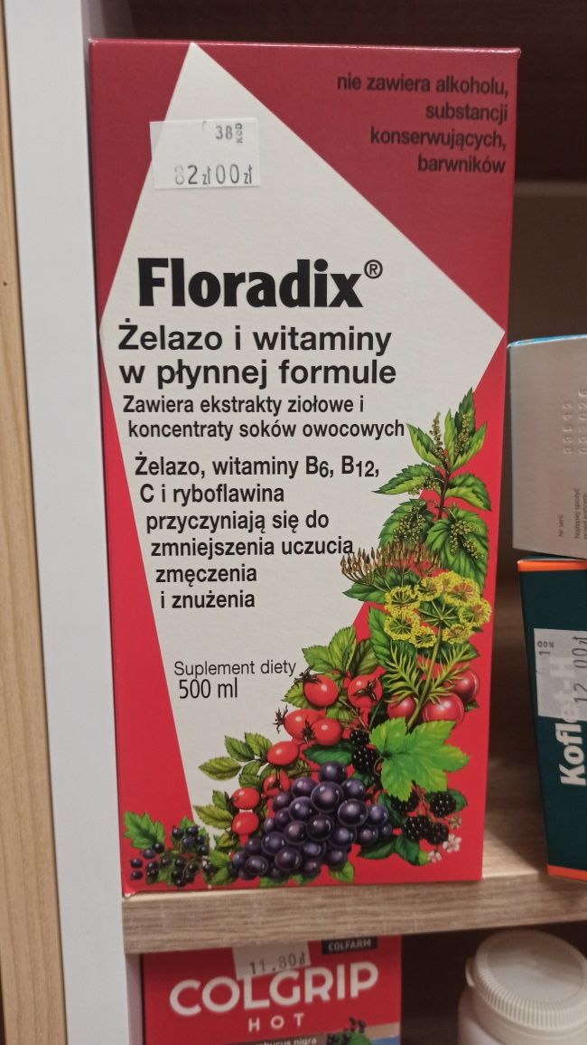 Floradix, żelazo w płynie 500 ml