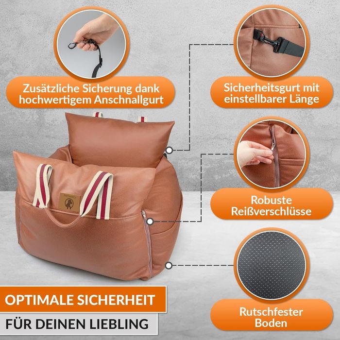 Fotelik samochodowy dla psa- nowy