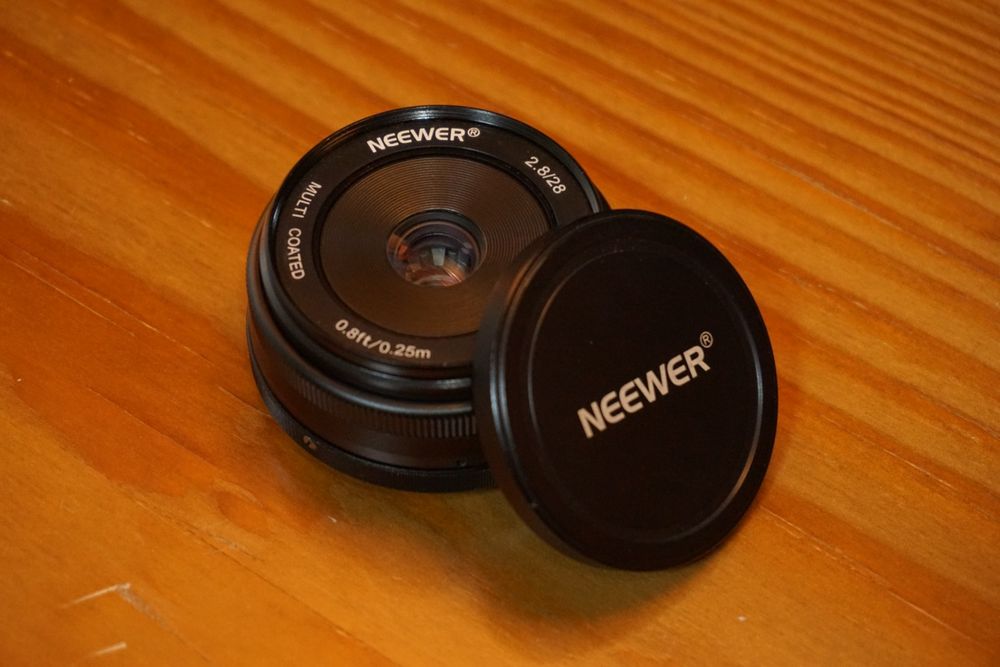 Lente Objetiva Neewer 28mm f/2.8 (E-mount Sony)