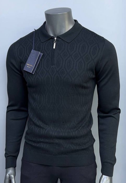 Чоловічий джемпер поло трикотаж stefano ricci