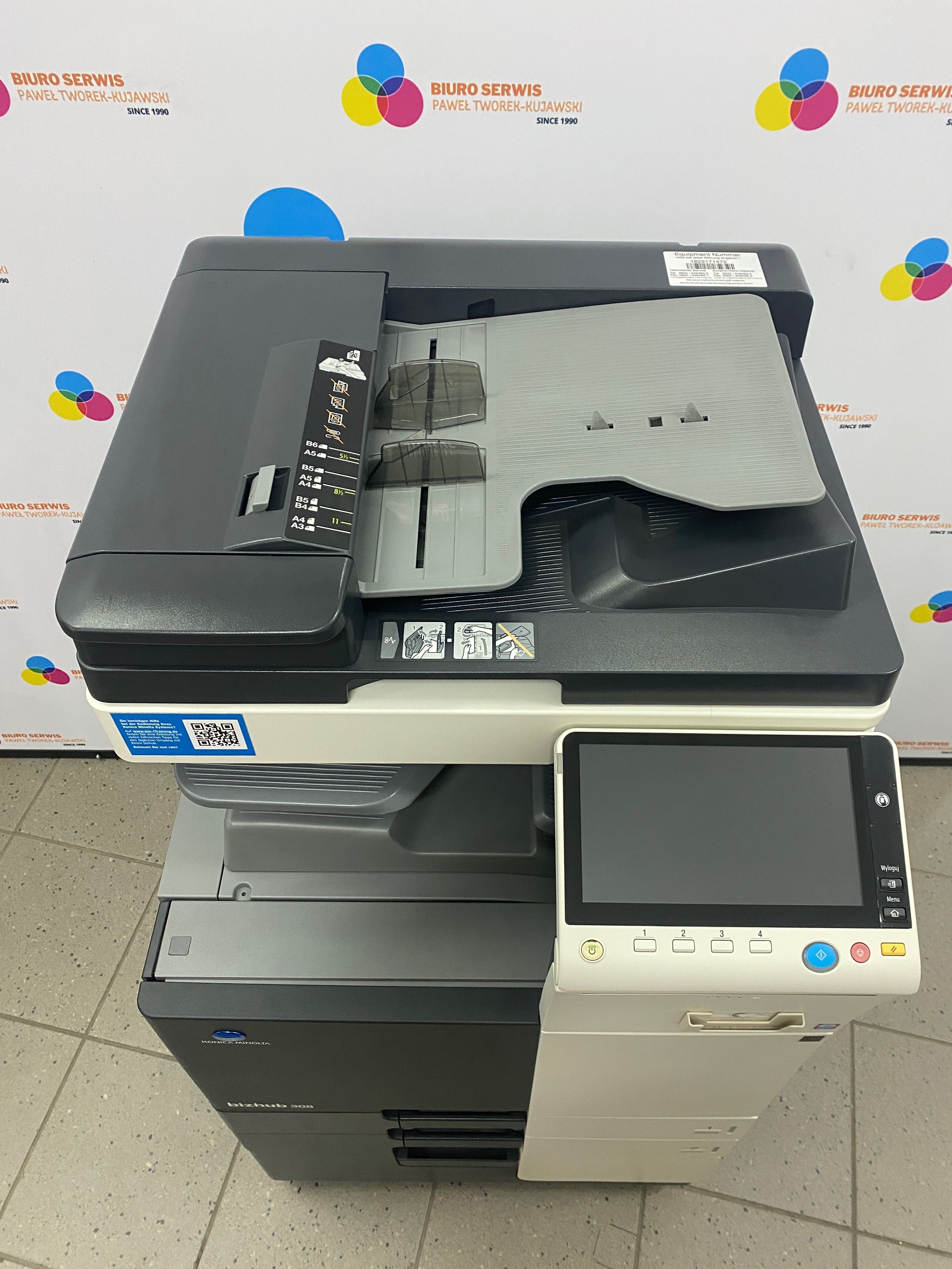 Kserokopiarka Konica Minolta Bizhub 308e/368e A3 monochromatyczne
