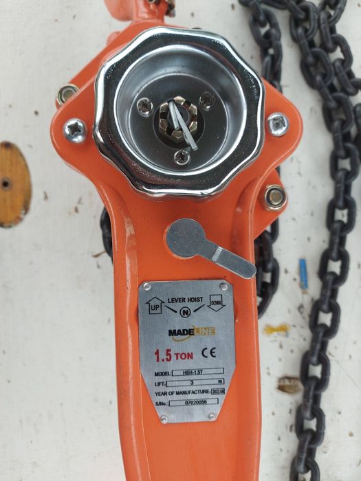 Таль ричажна.ланцюгова на 1.5 тони