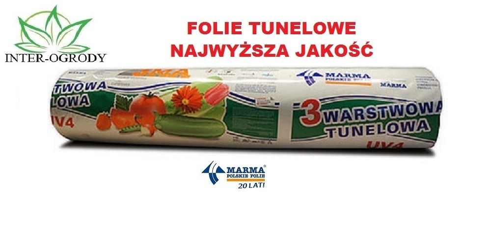 Folia tunelowa 6m UV3 szklarnia namiot SOLIDNA MARMA