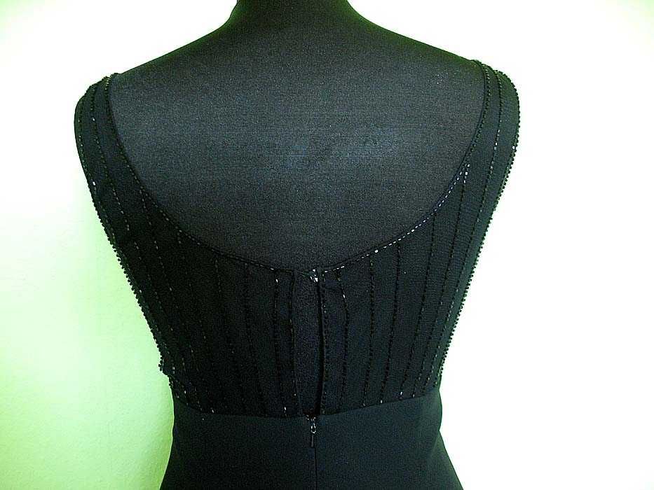 Sukienka - mała czarna - 40 L - biust 90 cm _ Piękna QUO
