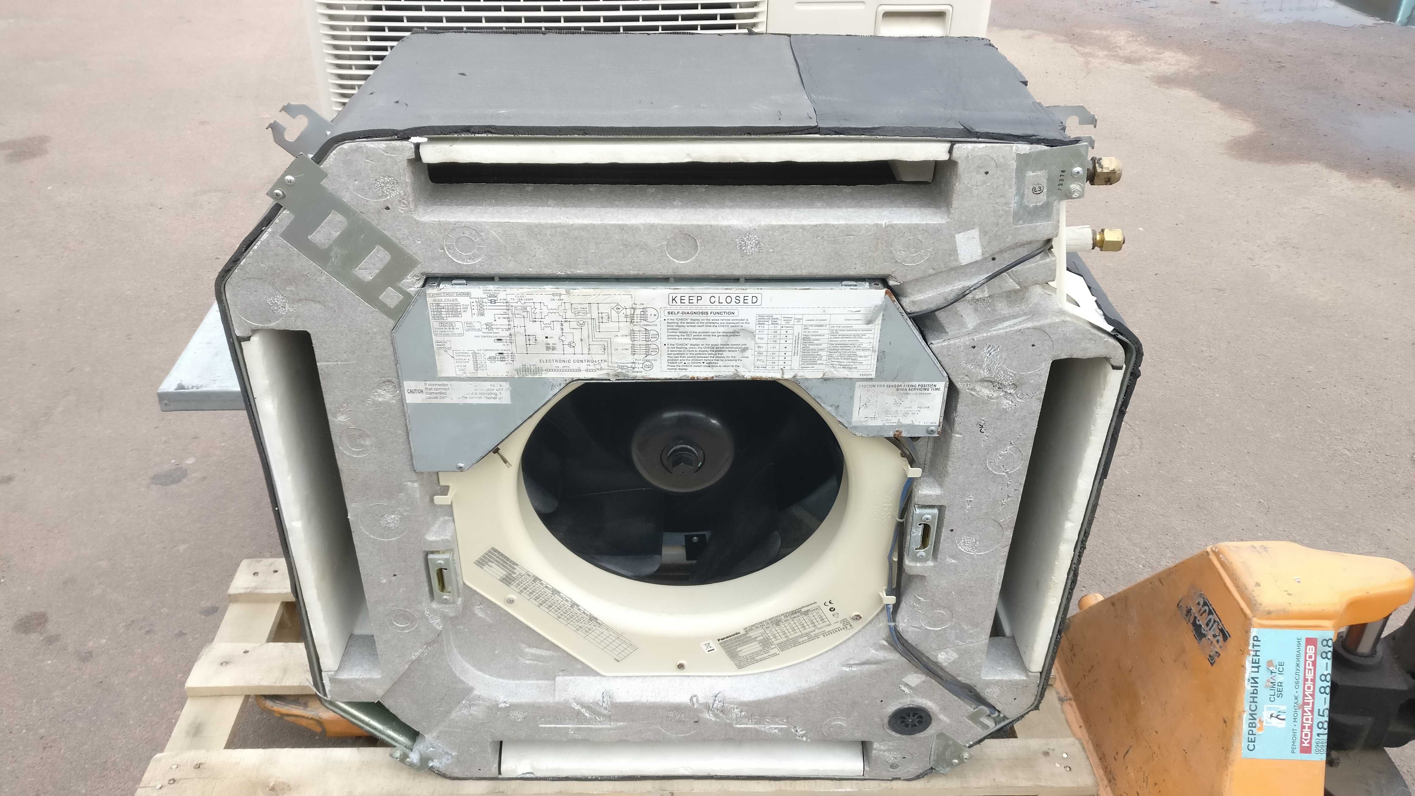 Кондиционер инверторный кассетный Panasonic 34 (до 100м2) гарантия