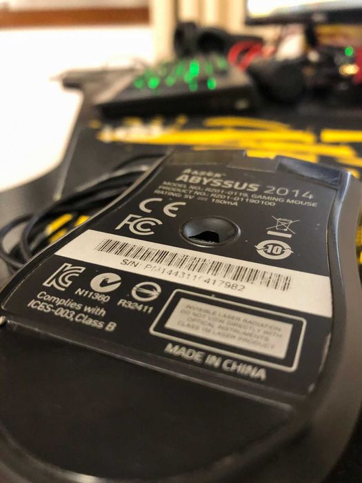 Rato Gaming RAZER Abyssus Essential (7200 dpi - Preto)