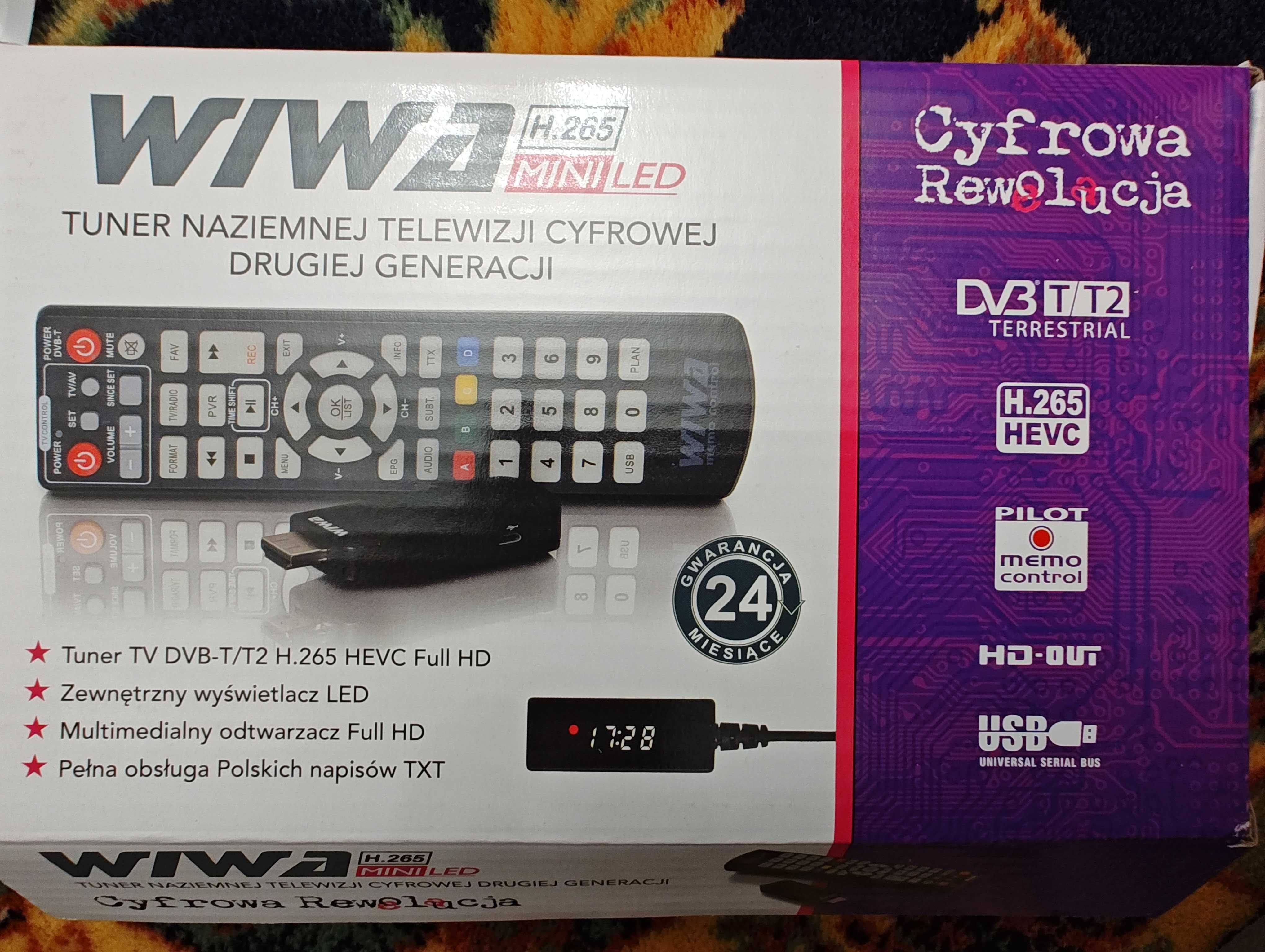 Dekoder DVB-T2 WIWA Mini LED