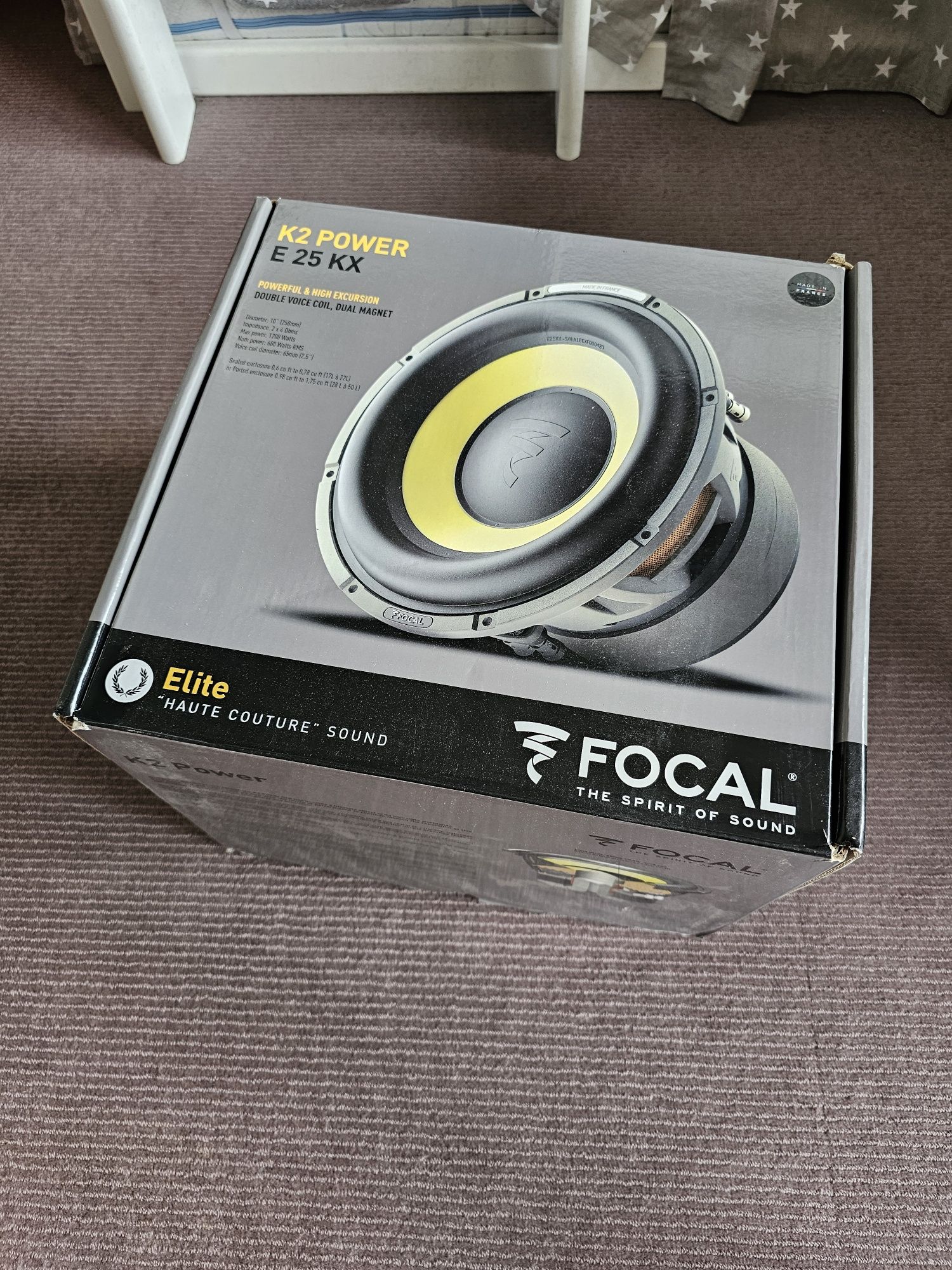 Focal E 25KX - subwoofer, nowy