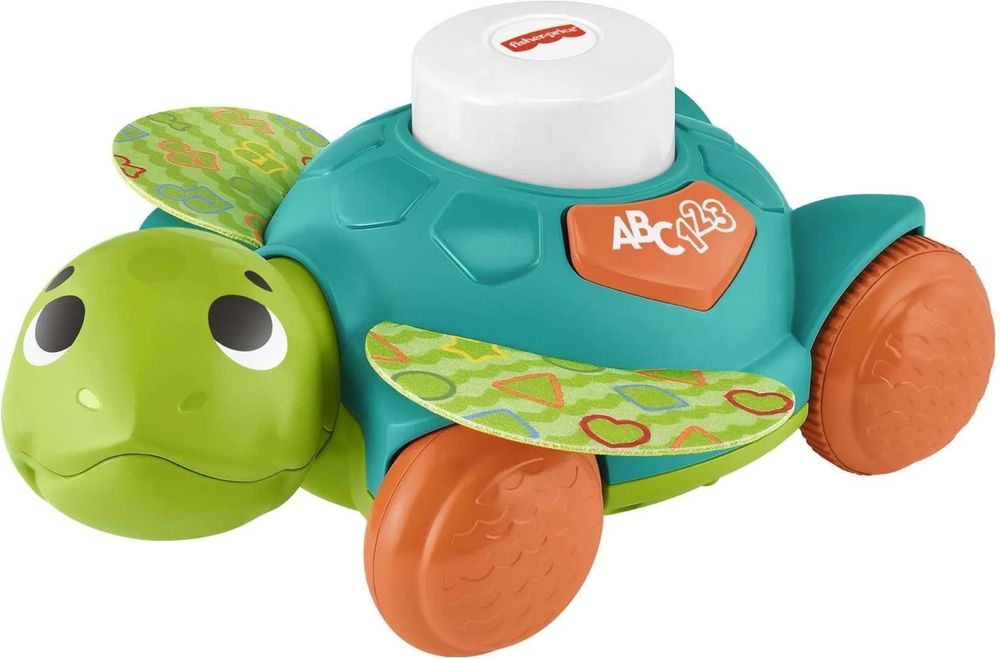 Zabawki fisher price żółw, jeż, panda pingiwn