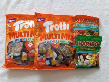 Żelki Trolli i Haribo niemieckie