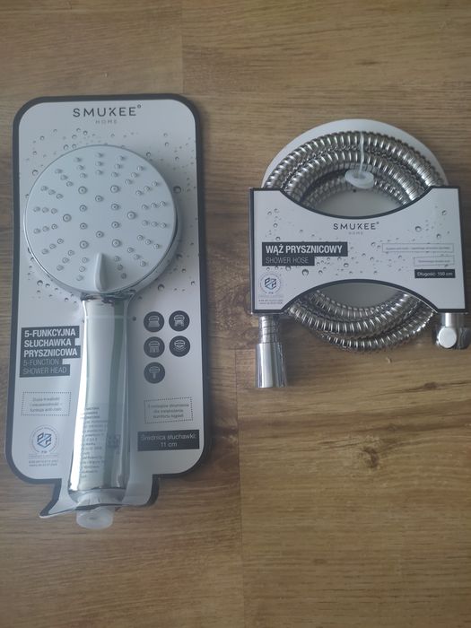 Słuchawka prysznicowa+wąż 1,5m