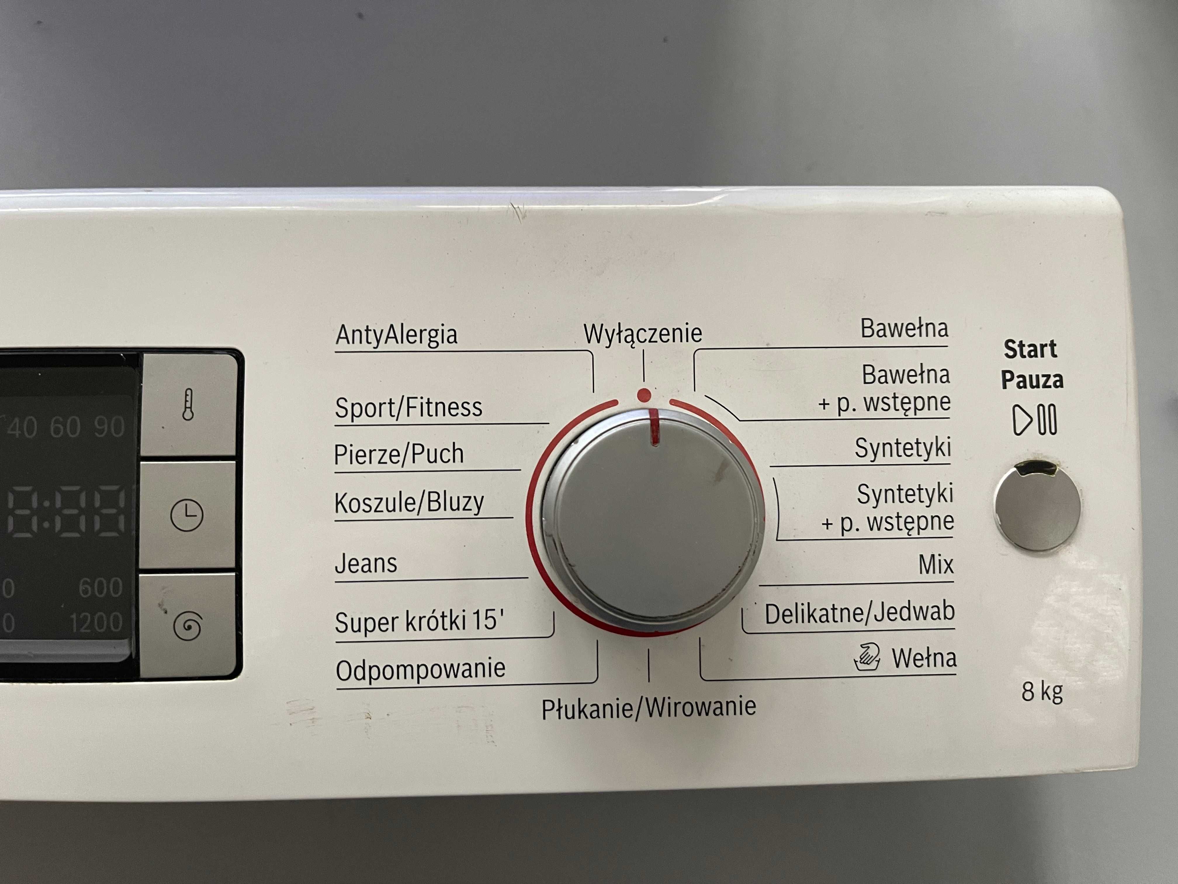 Programator do pralki BOSCH WAQ 24461 PL 8 kg