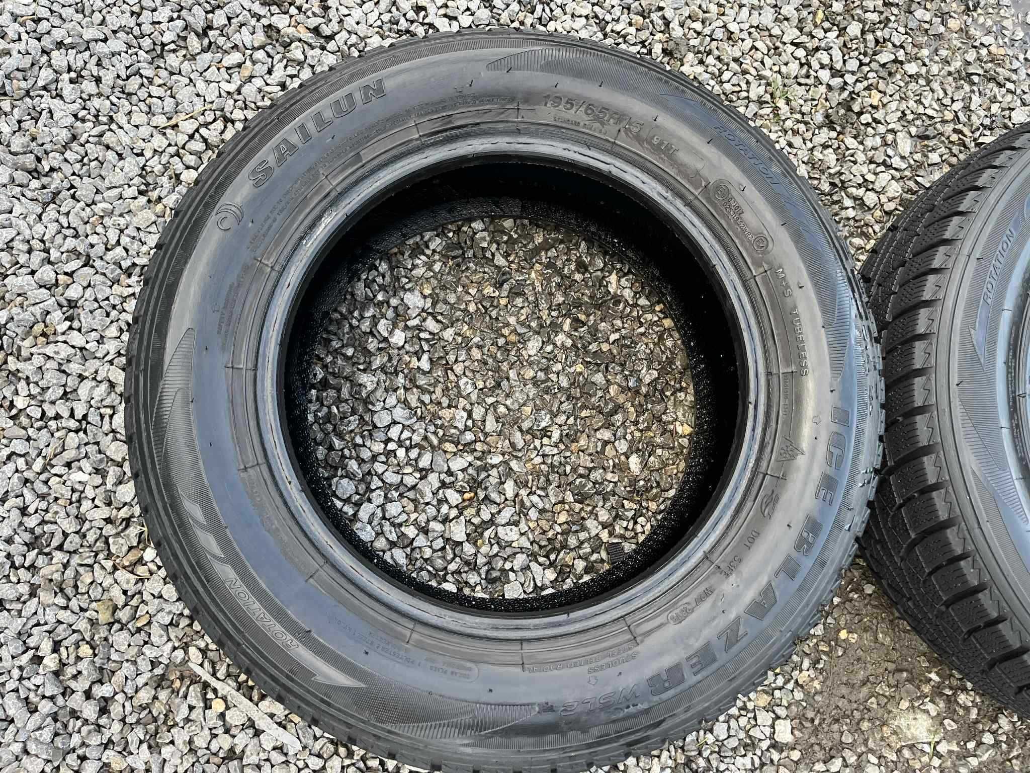 Opony 195/65R15 Sailun Ice Blazer WSL2 Zima 2sztuki 7,16mm bieżnika