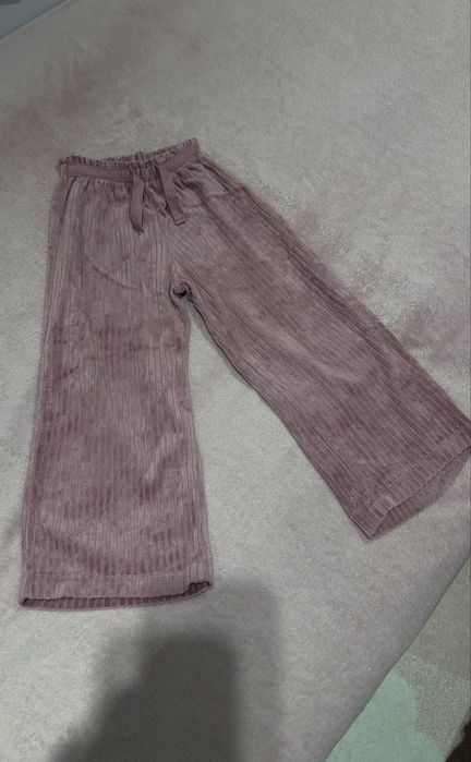 Брюки велюровые zara