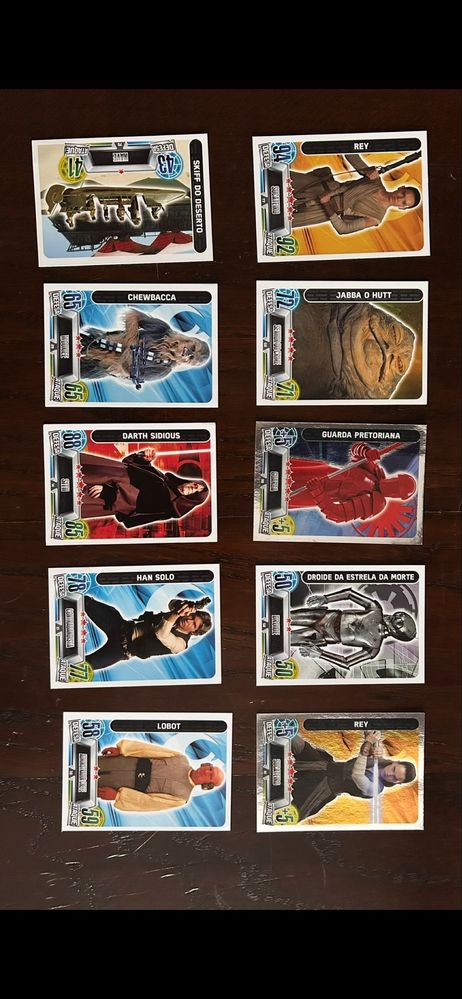 Cartas Star Wars – Coleção Continente