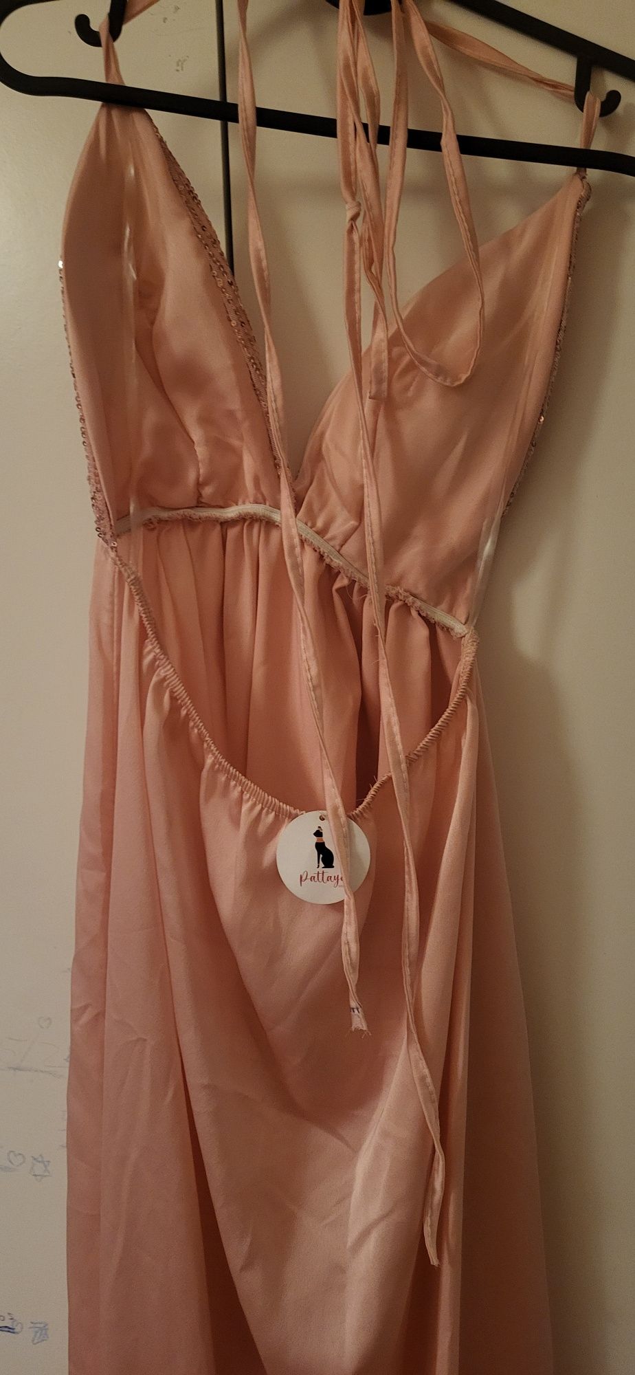 Vestido cerimonia Rosa