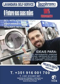 Máquinas de lavar e secar roupa industrial Self-service lares