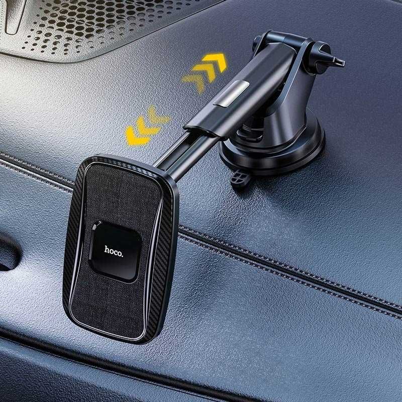 Магнитный держатель Hoco CA75 с беспроводной зарядкой wireless charger