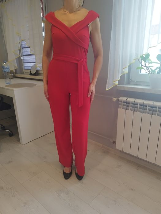 Kombinezon elegancki S czerwony