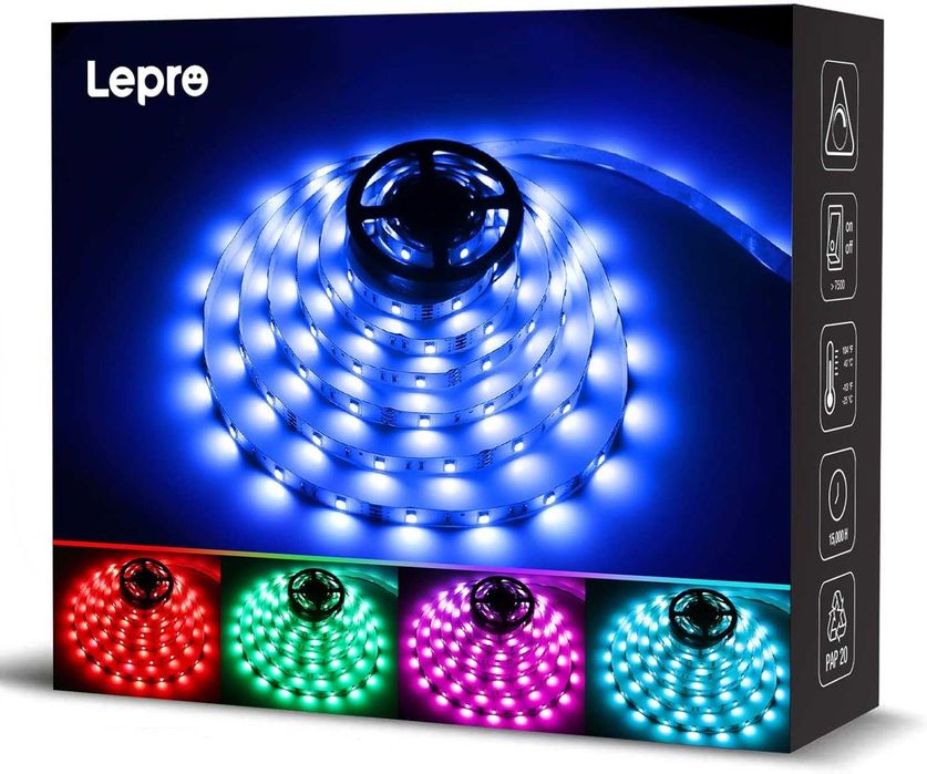 LE 5 m RGB LED zestaw taśm LED, 5050 SMD Strip, 12 V