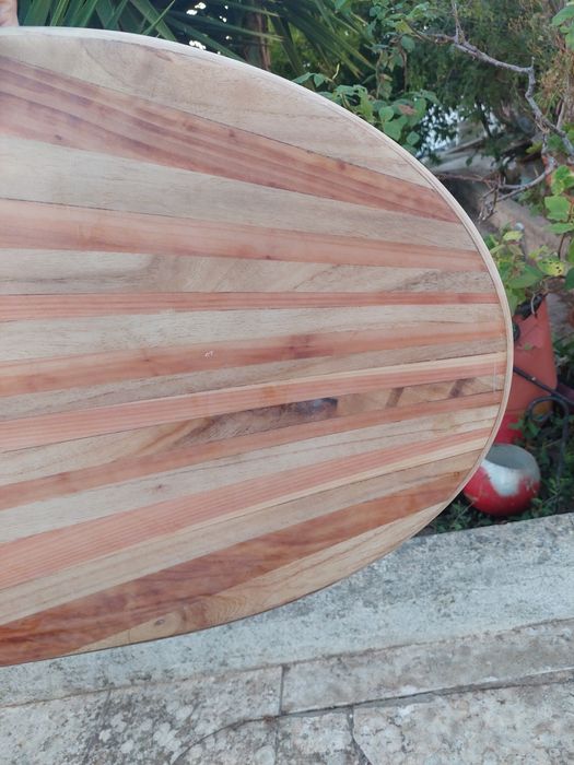 Wooden longboard
